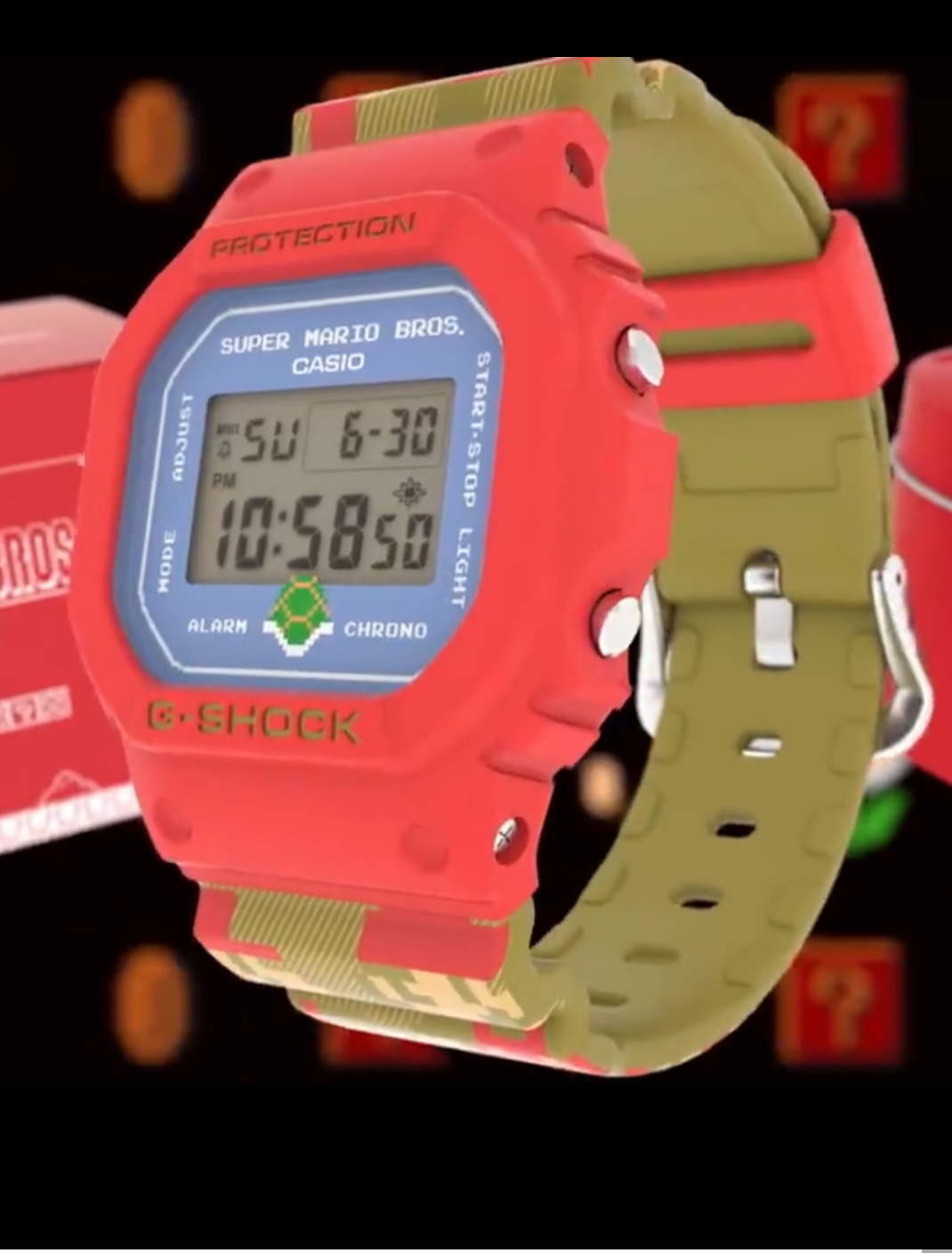 日本規格【限定】【新品、未使用】赤十字　G-SHOCK 時計