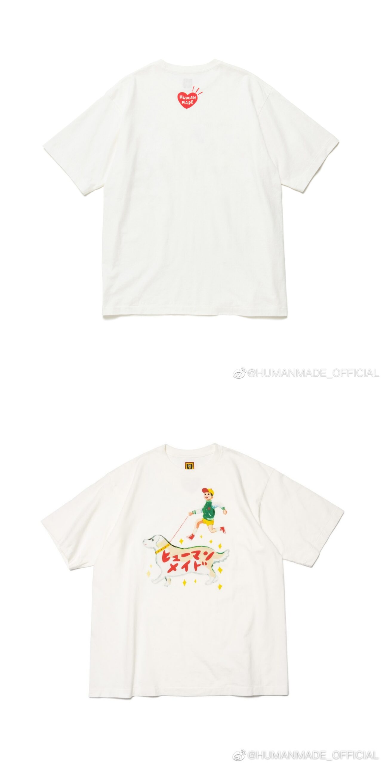 日本潮流品牌HUMAN MADE与插画家Keiko Sootome合作发布其联名系列的第8款T恤“KEIKO SOOTOME T-SHIRT