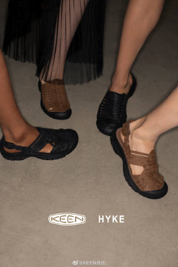 美国户外休闲鞋品牌KEEN恳因与日本设计师品牌HYKE合作，推出联名款 