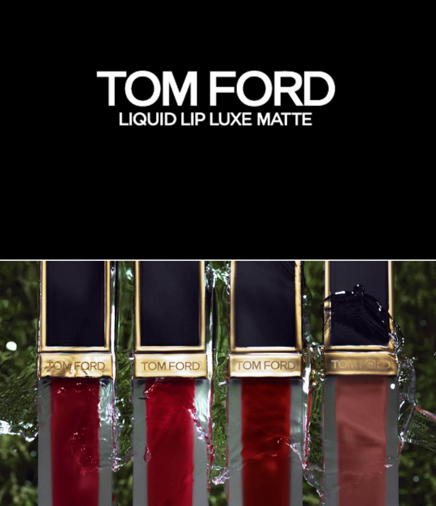 TOM FORD BEAUTY推出全新TF黑金唇釉，共十款新色号。 - 华丽通